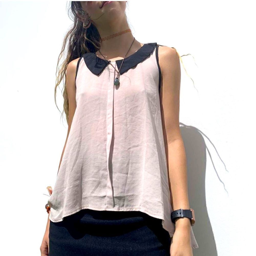 Paper crane collared swing top